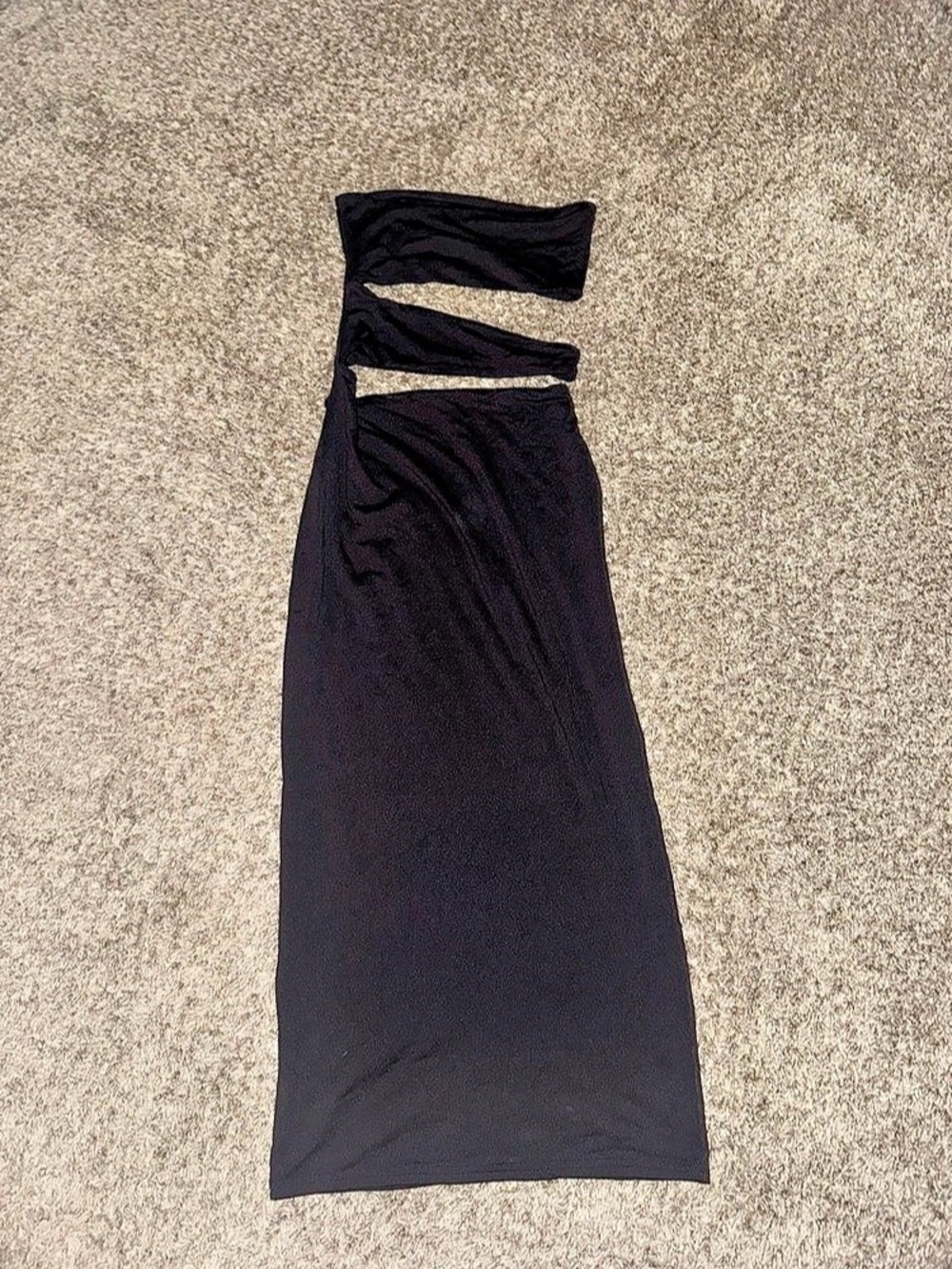 Meshki Women's Black Maxi Dress